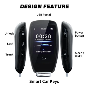 TK900 schermo LCD chiave auto a distanza intelligente modificato universale per Mercedes-Benz per VW per Toyota per Audi per Hyundai Keyless Go - TK900 schermo LCD chiave auto a distanza intelligente modificato universale per Mercedes Benz per VW