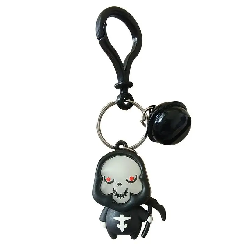 Portachiavi Ghostface Halloween Horror Movie Portachiavi Spaventoso Ghostface Clown Portachiavi Spaventosi Portachiavi Piccola Campana Accessori Ciond