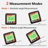 Digital Level Box and Angle Finder Magnetic Digital Angle Gauge Protractor Inclinometer With Magnet Measures 4 X 90 Degree 4