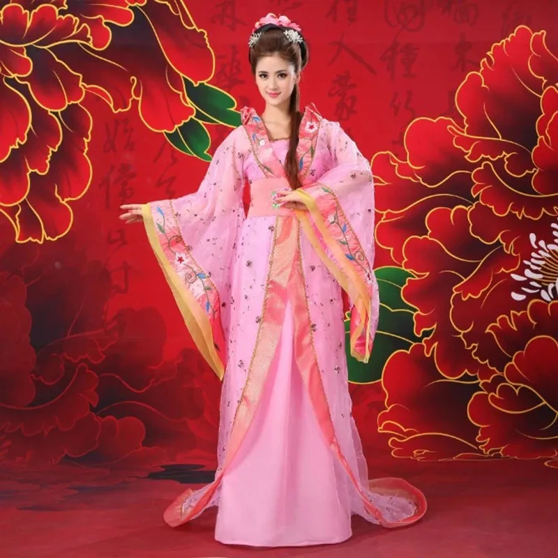 Chinese Women Princess Costume Female Fairy Cosplay Costume Clothing Girl Trailing Hanfu Dress Chinese Traditional 89