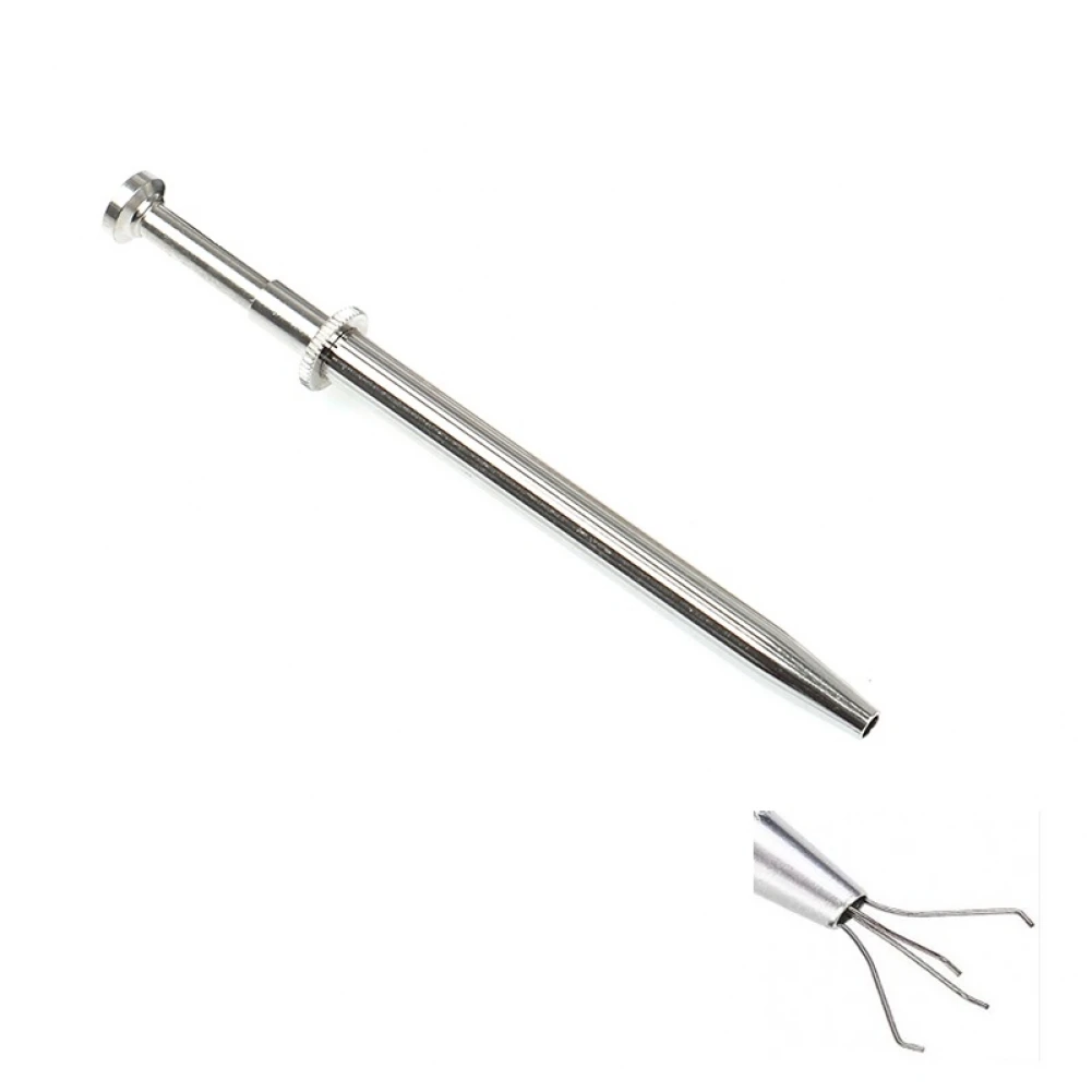 1pc 4Claw Holder Jewelry Gem Beads Stainless Steel Grabber Diamond Gemstones Stone Prong Tweezers Pick-up Tool