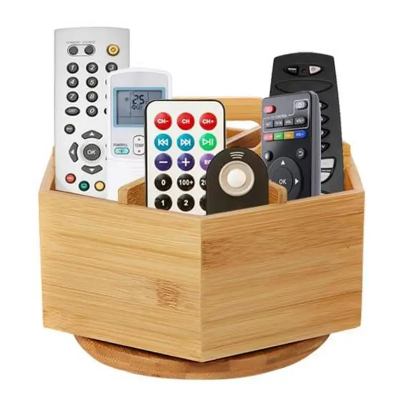 

Rotating Desk Organizer Rotating Pencil Organizer With 6 Compartments Hexagonal Organizer For Storage And Decoration For Offices