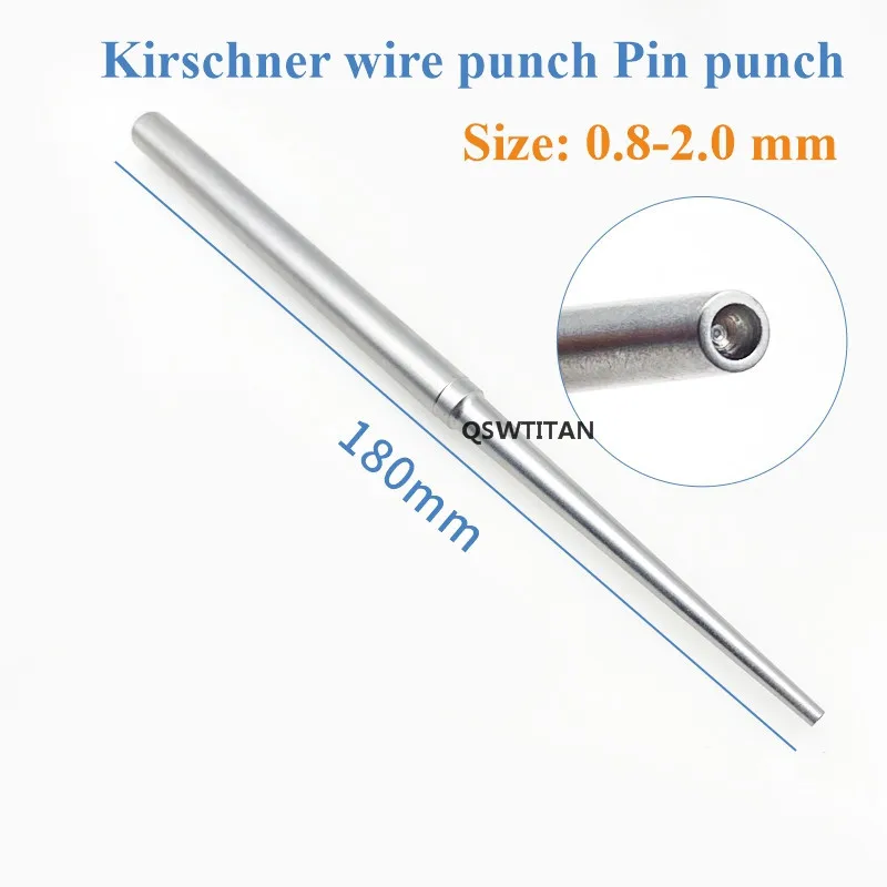 Veterinary Surgical Instruments Orthopedic Instruments Kirschner wire punch Pin punch Stainless steel Veterinary orthopedics Instruments