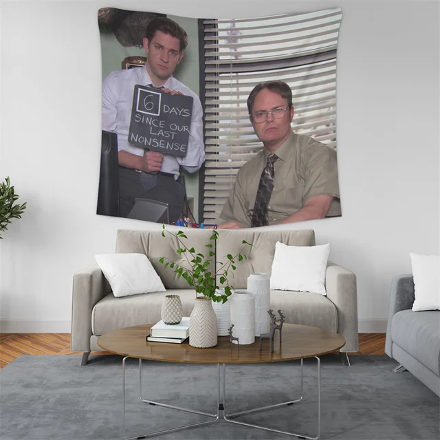 A Gaslight Gateepheep Girlboss Jim Halpert És Dwight Schrute Hat Nappal Az Utolsó Ostobaságunk Óta Irodai Kárpitban - Image 6