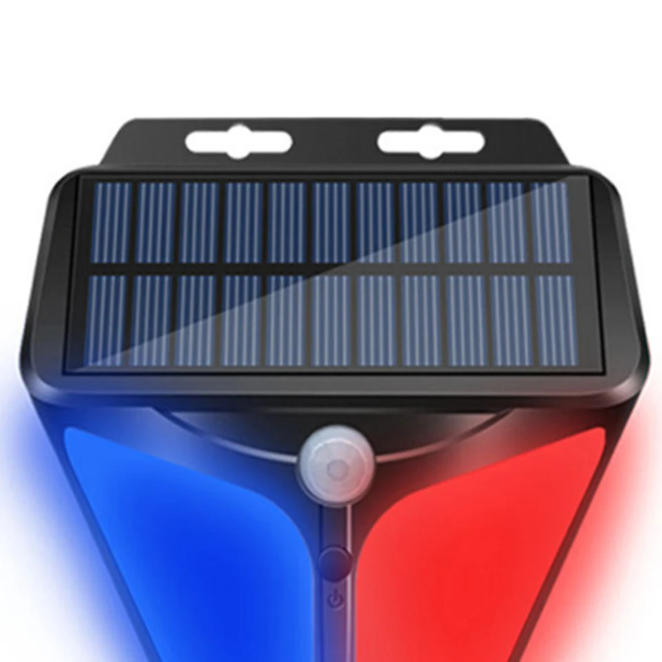 Solar Motion Sensor Anti Theft Alarm Light