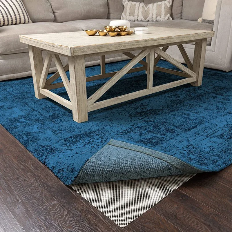 Non Rug Pad Gripper Extra Thick Pads For Any Hard Surface Floors, Keep Your Rugs Safe And In Place