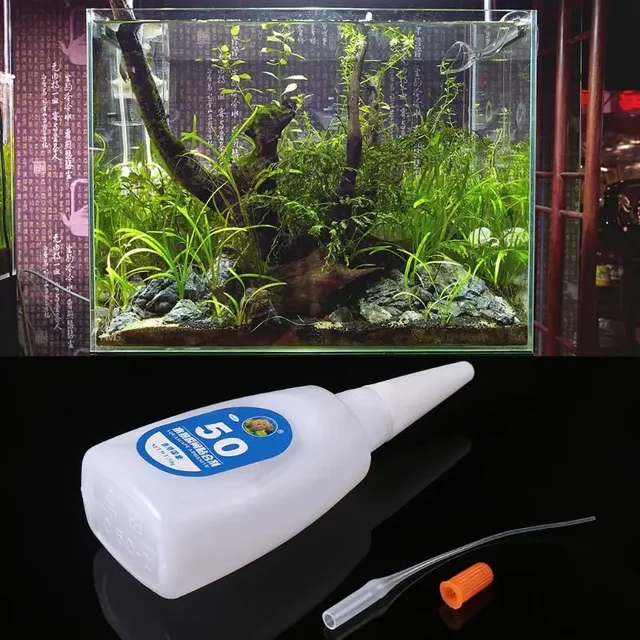 Colla Per Acquario Sott'acqua - Silicone Impermeabile, Trasparente, Sicura Per Pesci, 120ml - Foto 8