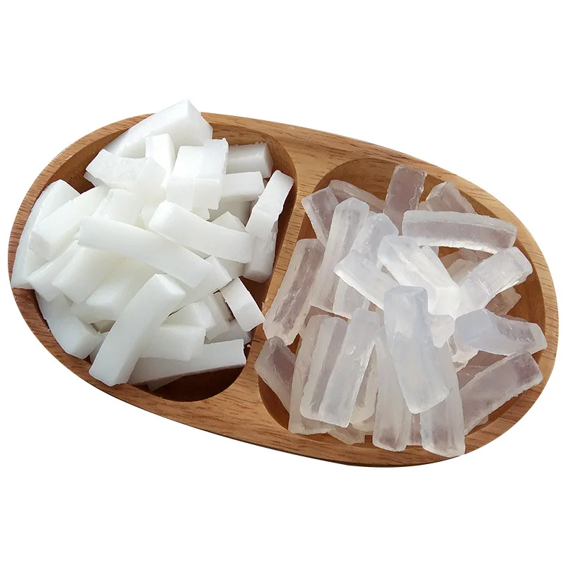 250g Handmade Soap Bar Soap Base DIY Raw Material Milky White and Transparent Natural Base