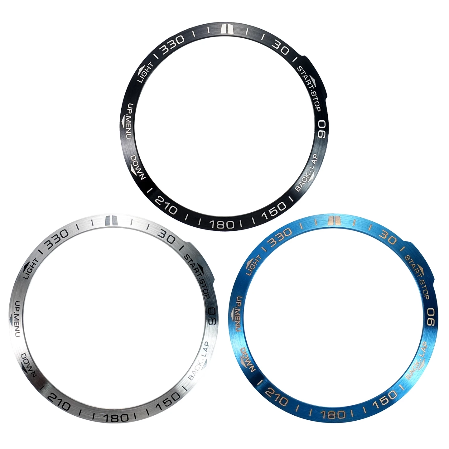 Premium Metal Bezel Steel Case and Bumper Cover Ring