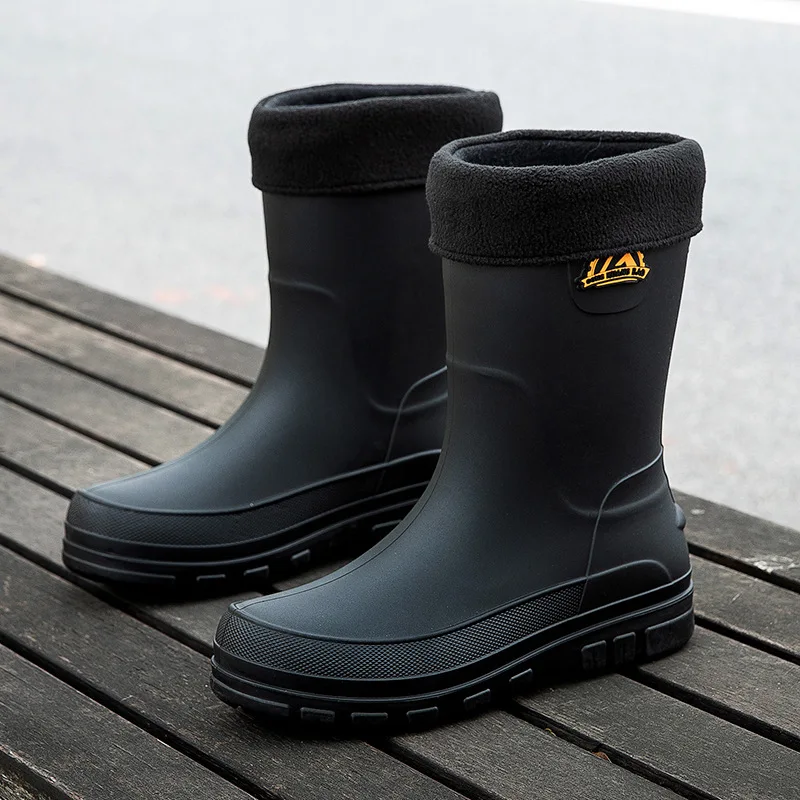 Men's Waterproof Rain Boots 6