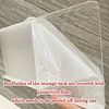Transparent Acrylic U-shaped Wall Mounted Storage Rack Kitchen and Bathroom Walls L Do Not Require Perforated Storage Racks 5