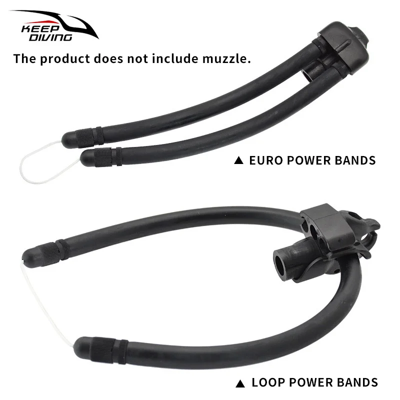 1Set 3&times;16mm Natural Latex Euro Style Spearfishing Rubber Bands Scuba Diving Threaded Spearfishing Replacement Bands scuba diving accessories