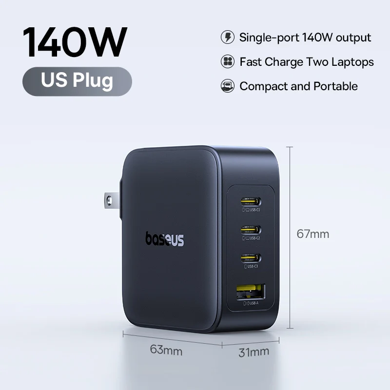 140W GaN US Plug