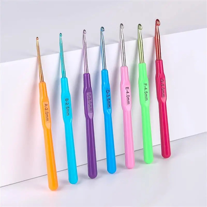 Aluminum Knitting Needles Metal Crochet Set Hook Weave Sweater DIY Hand Craft Yarn Sewing Needle Sewing Tools sewing tools knitting needles crochet hooks knitting supplies crochet needles knitting craft supplies