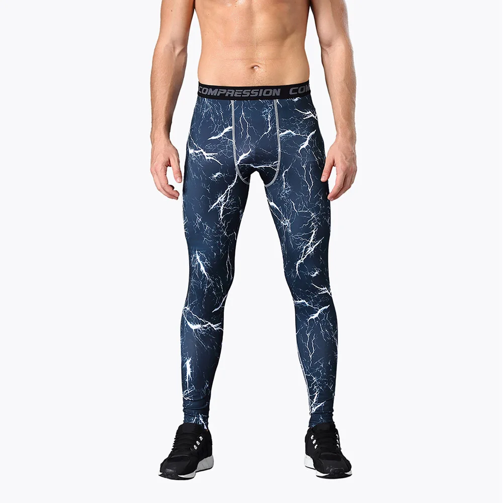 New Men's Casual Leggings Quick Dry Fit Sportswear Running Leggings Fitness Training Leggings Yoga Pants Summer Sportswear