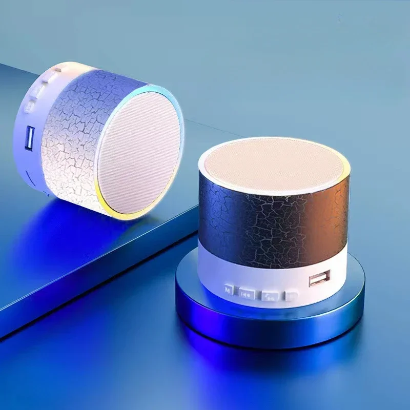 Wireless Mini LED Bluetooth Speakers Wireless Music Audio TF USB FM Stereo Subwoofer with Mic