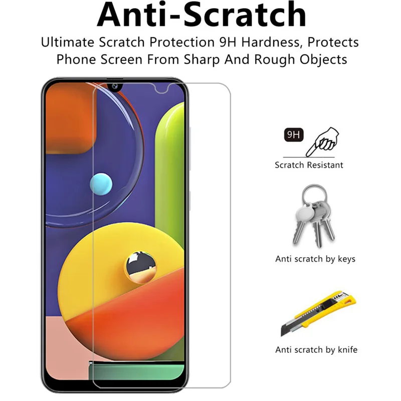 Pellicola protettiva in vetro temperato per Samsung Galaxy A50 A50s, protezione schermo per Samsung A50 Galaxy A50 A 50 S 50S 50A - immagine 4