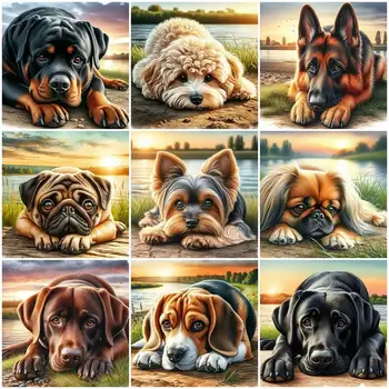Cartoon Dog Diamond Art 1