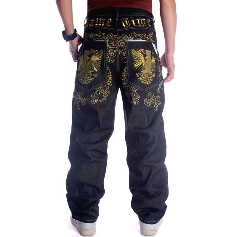 Pantalones De Mezclilla Para Hombre, Estéticos, Holgados