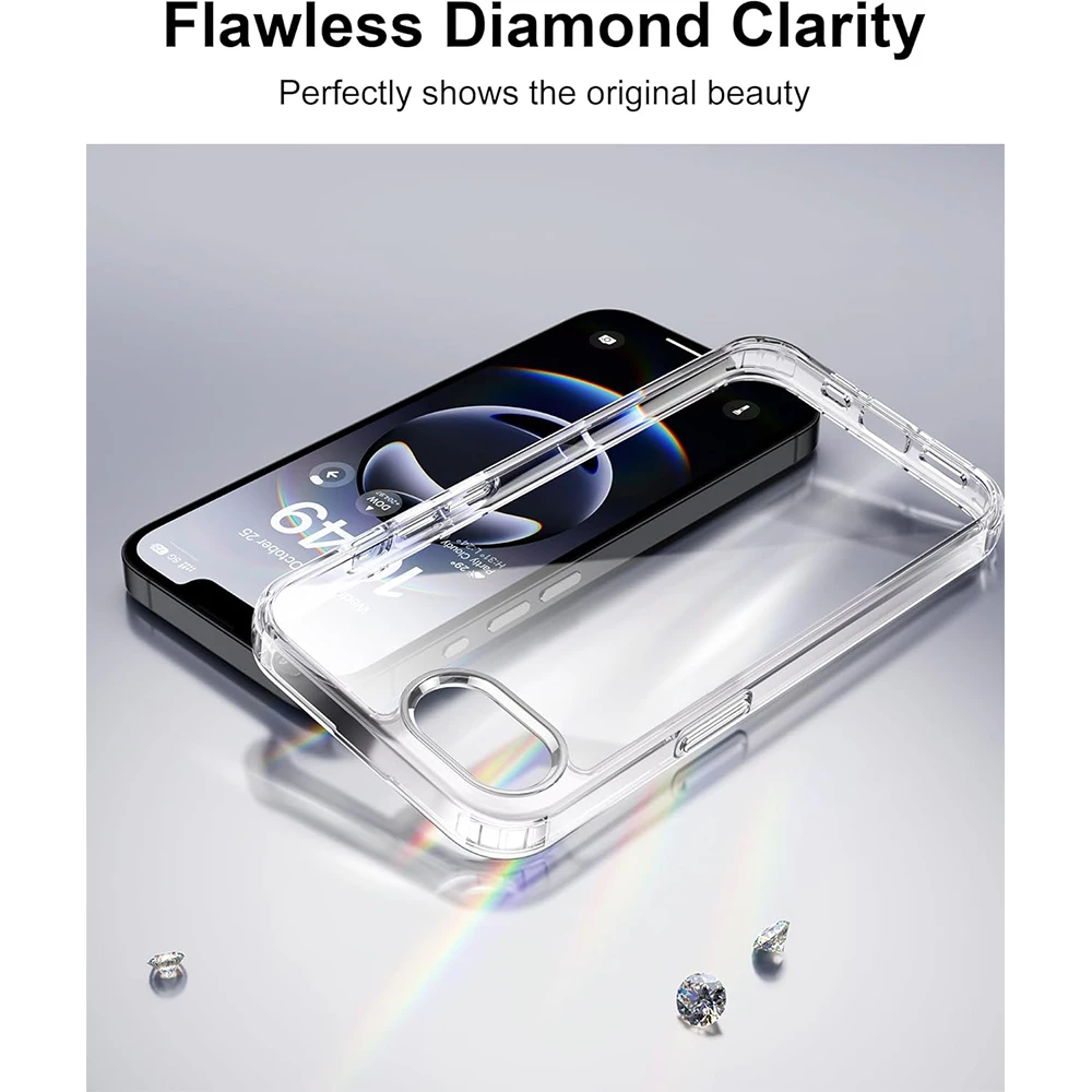 Crystal Clear Anti-Yellowing Phone Cover Accessory