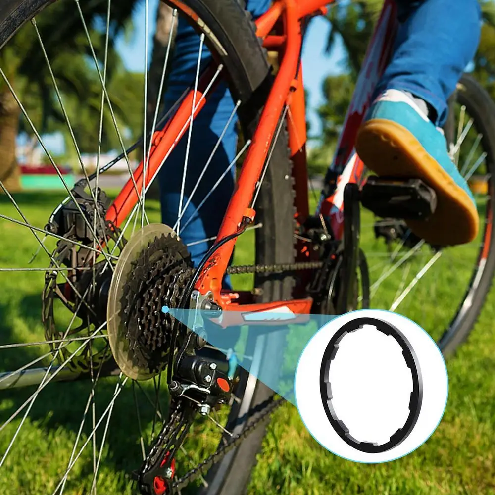 Gear Bike Spacer Light Bottom Bracket Spacer Flywheel Hub Spacer 1mm/1.5mm/ 1.85mm/ 2mm/ 2.18mm /2.35mm Bicycle Headset Washer