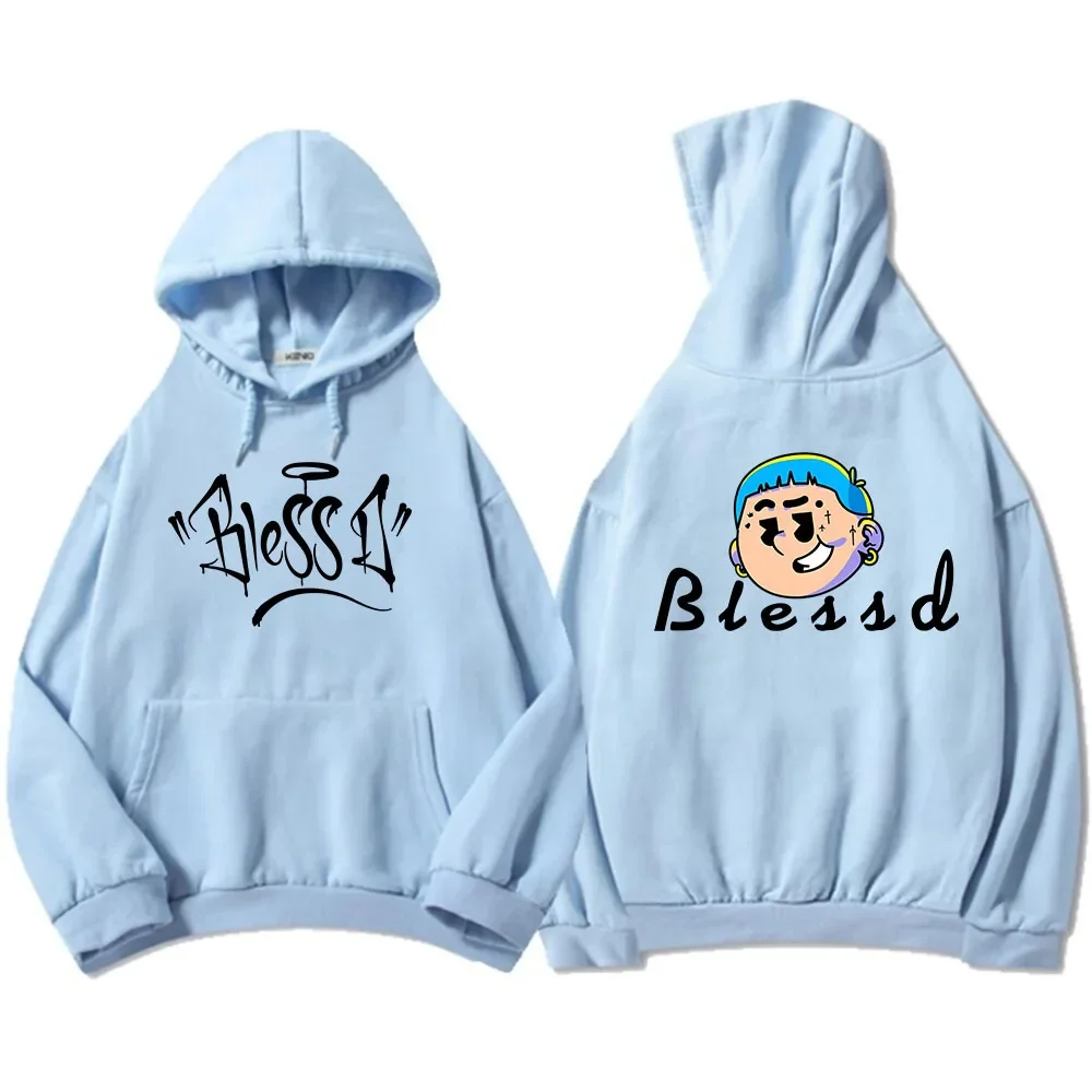 Blessd Singer  ĵ ĵ ܿ  Ҹ ׷  Ropa Hombre Sudaderas   Ƿ ϶