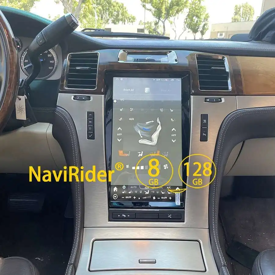 Tesla Android 13 For Cadillac Escalade 2007-2014 Car Radio Multimedia Autoradio