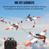 T28 Trojan RC Plane 761-9 2.4G 4CH Warbird RC Airplane One-key Aerobatic Remote Control Aircraft Plane Model for Children Aldult 5