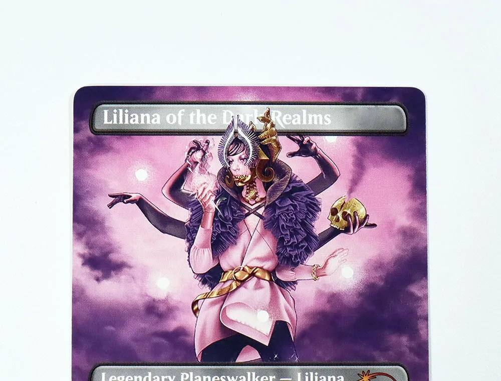 [Liliana of the Dark Realms] Holo/Foil Magical Proxy Cards Game Quality Proxy Gathering Board Playing Game Trading Cards