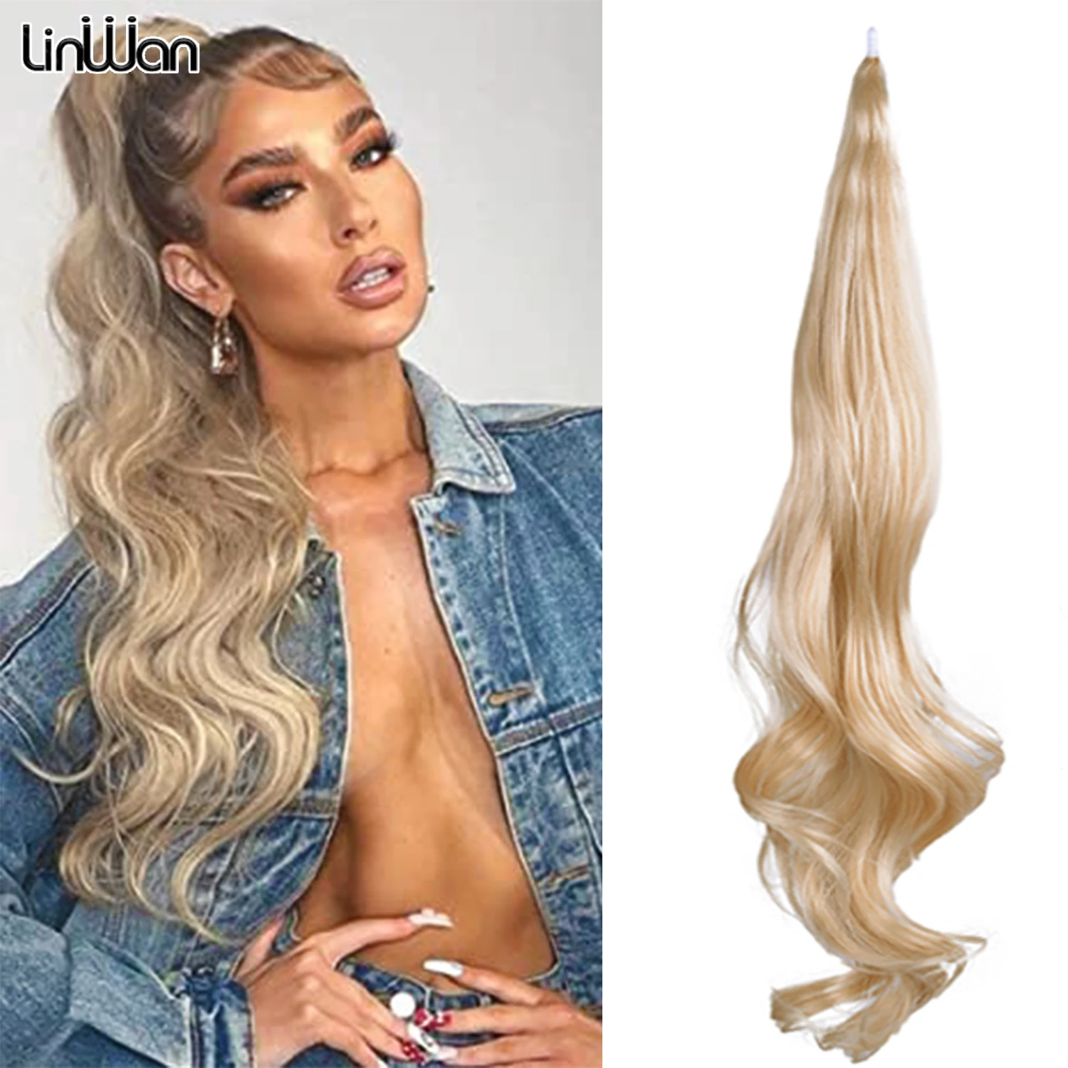 Flexible Wrap Ponytail Hair Extensions for Women 26