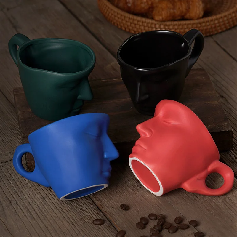 3D Abstract Face Coffee Cup Pate Silicone Mold DIY Storage Tray Crafts  Plaster Concrete Flower Pot Vase Molds Candle cup mold - AliExpress 15