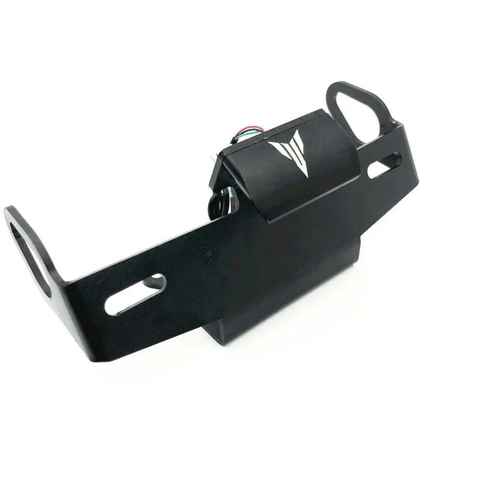 번호판 거치대 LED 조명, 야마하 MT07 트레이서 MT-07 MT-09 FZ-09 MT 07 MT-10 FZ-10 오토바이 테일 깔끔한 펜더 제거기