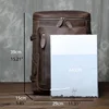 Retro Crazy Horse Leather Vertical Style Backpack Men's Head Layer Cowhide Large Capacity Business Travel Computer Bag 6