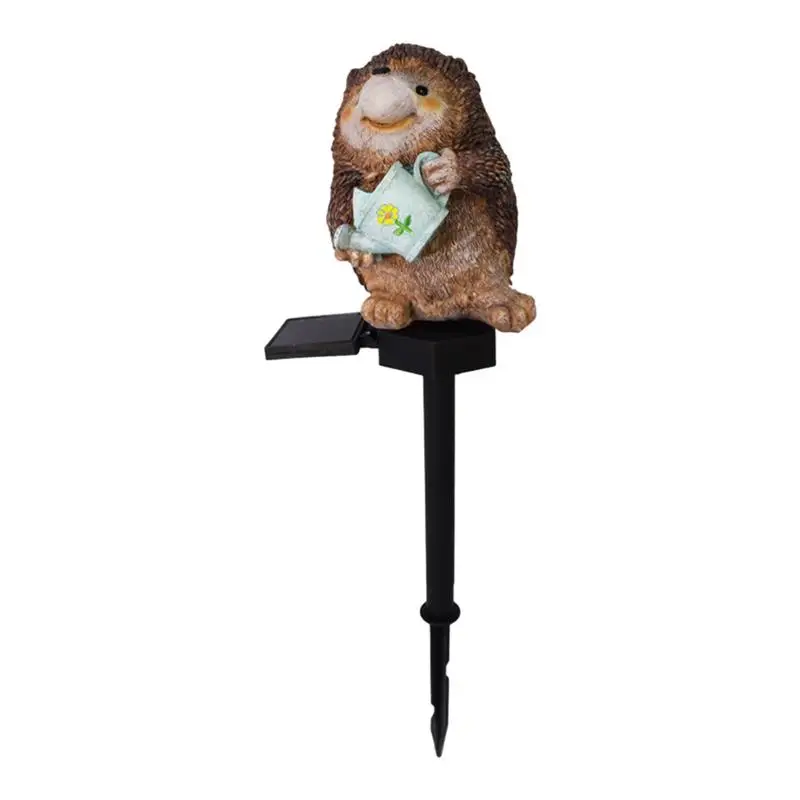 

Hedgehog Garden Stake Light Ground Lamp Outdoor Courtyard Landscape Spotlight LED Stakes Lighting Decor Garden Yard Lawn Solar