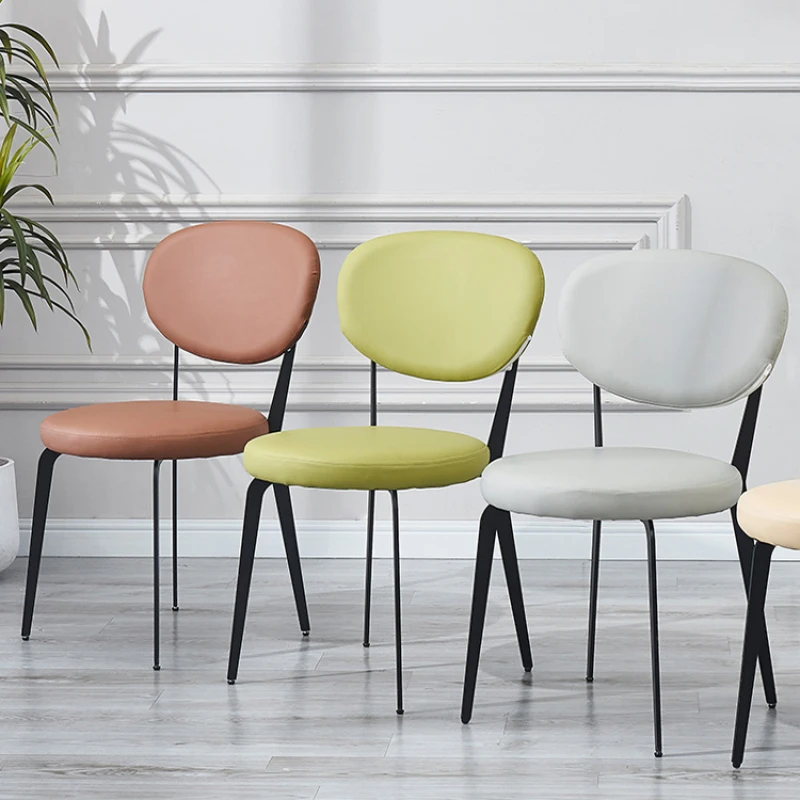 

Accent Feature Dining Chairs Conference Nordic Dining Chairs Salon Office Chaises Salle Manger Living Room Furniture YN50DC