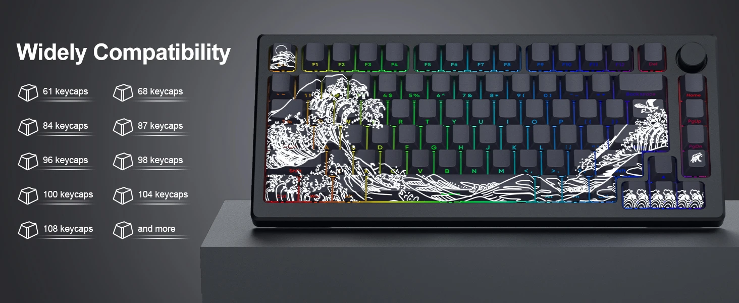 PBT Keycaps para Cherry MX Gamer, Teclado