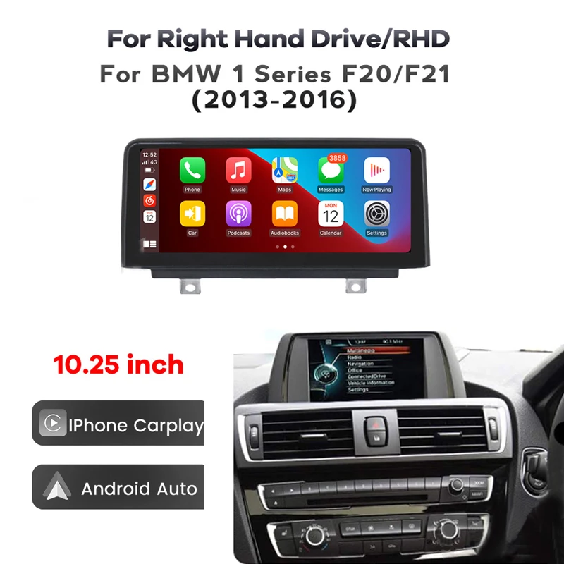 BMW（F20）専用10.25インチナビBT/SIM対応 CarPlay連携 楽天市場】【BMW 専用モデル 一年間保証】カーナビ Android10