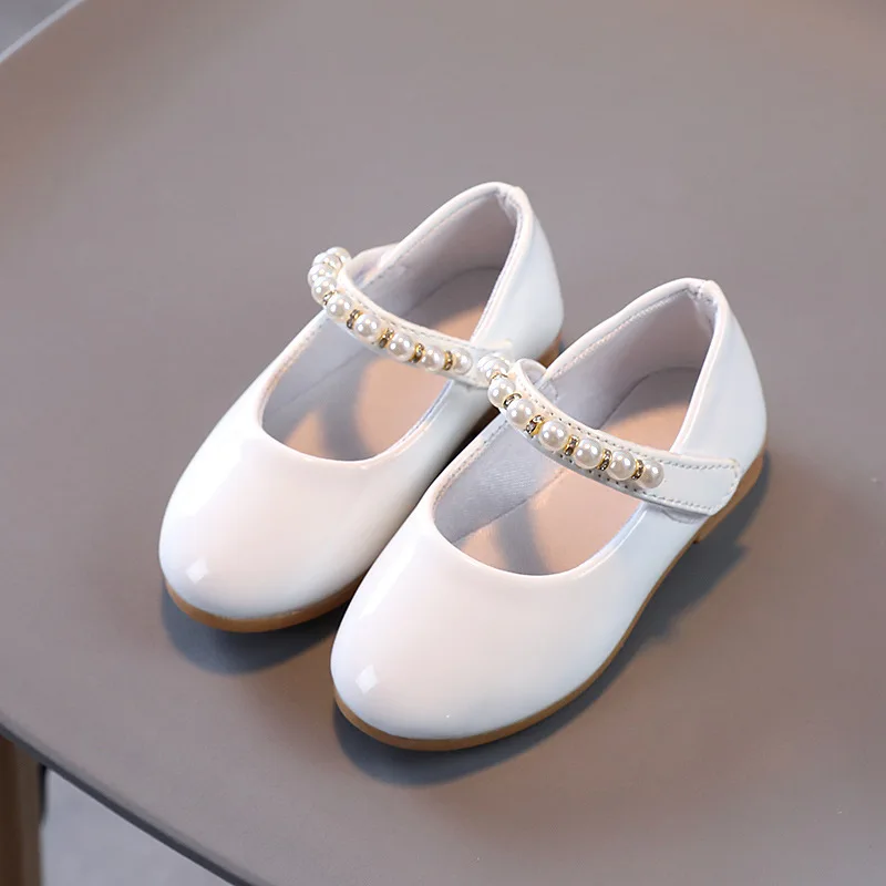 Zapatos Niña Girl Leather Shoes 2023  New Pearl Princess Shoe Fashion Mary Jane Shoe Lorita Shoe Girl Shoe Kid Shoe Girl Dresses 3