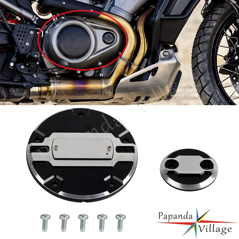 

Для Harley Pan America Sportster S RH1250S 1250/S 21-22 Черные хромированные Мотоциклетные аксессуары алюминиевая защитная крышка сцепления