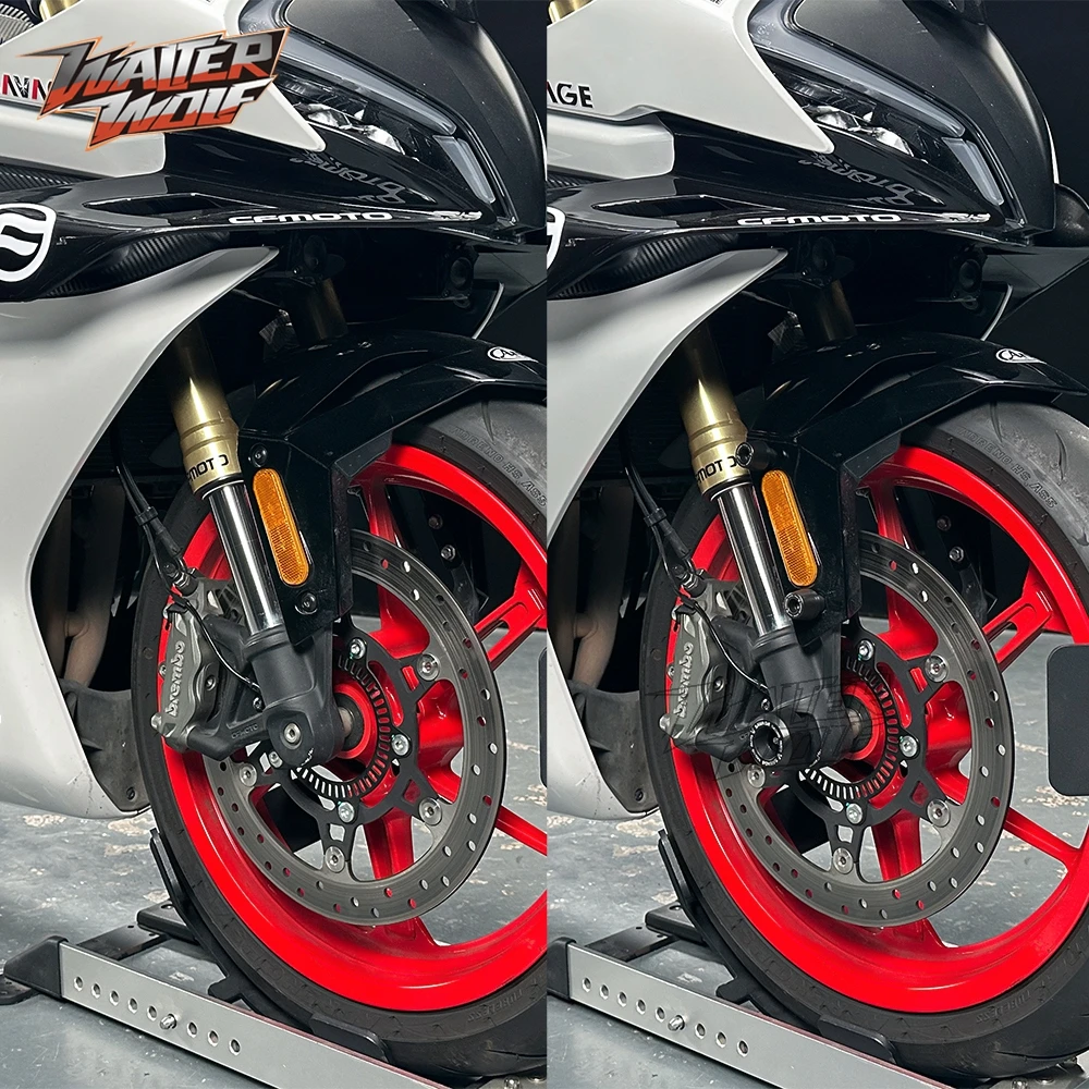 2026 450SR-S 250SR-S 프론트 포크 펜더 크래시 슬라이더 머드가드 슬라이더 보빈 CFMOTO 450NK 450SS 450SR 700MT SS450 SR450 SRS450용