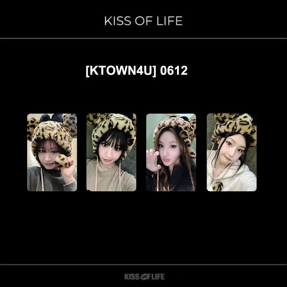 KPOP KISSOFLIFE 224 Album PhotoCard K4 Store Benefit Lucky Draw