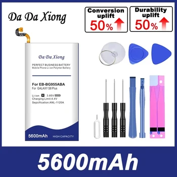 Batteria per telefoni cellulari da 5600 mAh per Samsung Galaxy S8 Plus + EB-BG955ABA EB-BG955ABE G9550 G955F/A G955T G955 S G955P Bateria Strumenti
