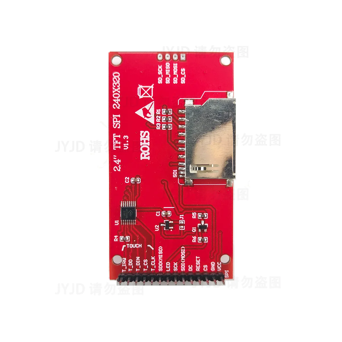 2.4 inch 240x320 SPI TFT Serial Port LCD Display Module 5V/3.3V PCB Adapter Micro SD Card ILI9341 / ST7789V For Arduino