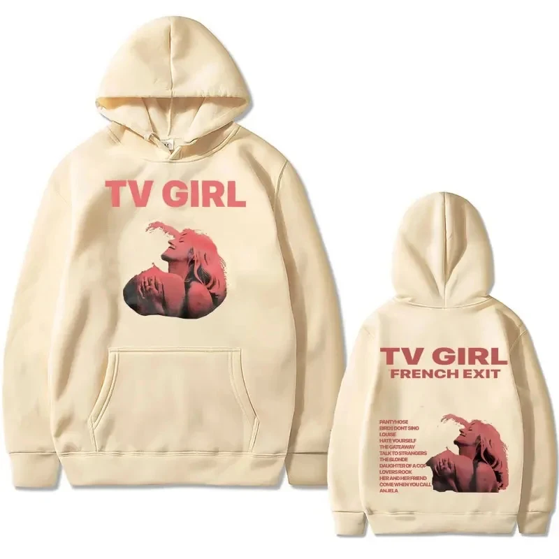 TV Girl Print Hoodies Men Women Casual Fashion Streetwear Oversized Sweatshirts Hoodie Hip Hop Pullovers Tracksuits Man Clothing