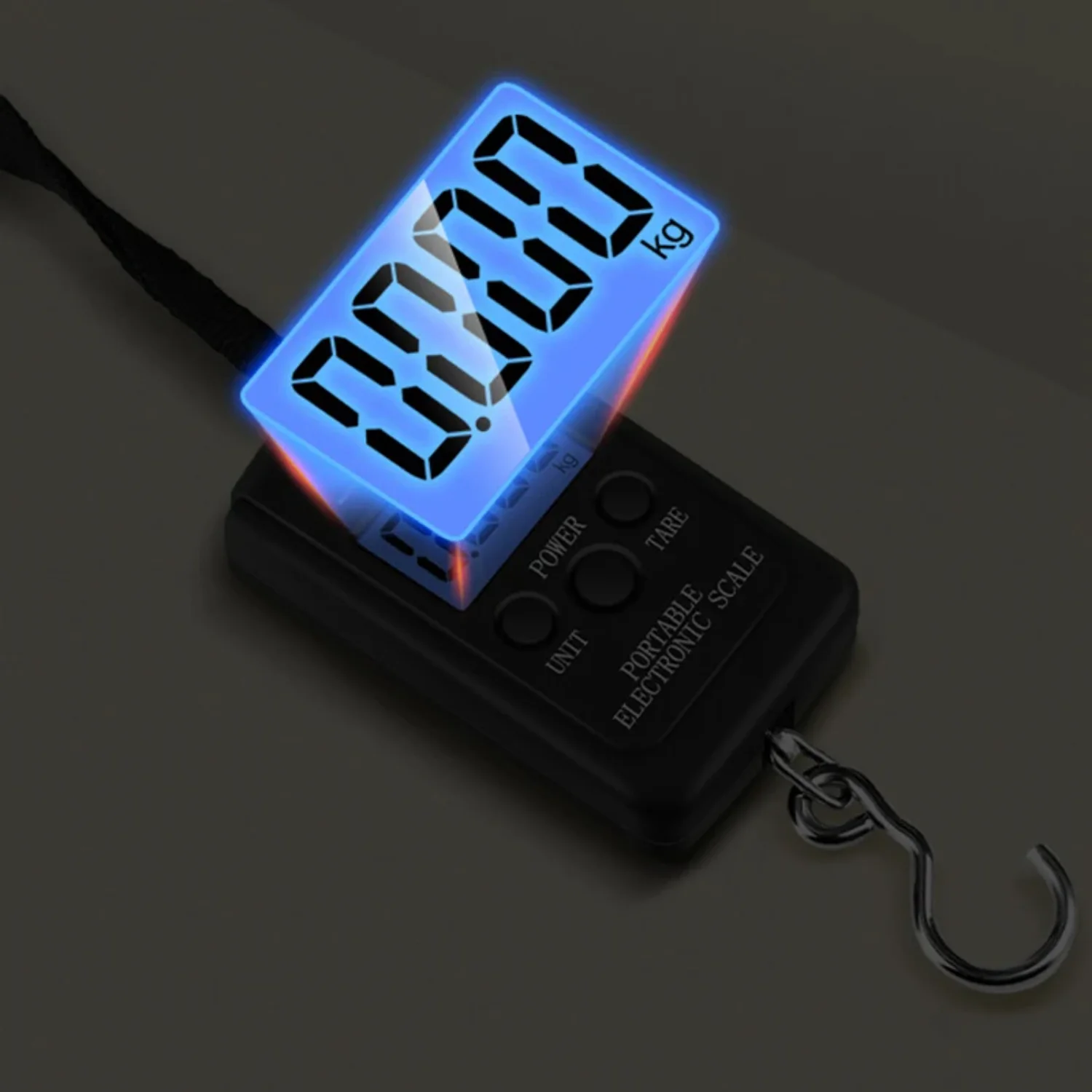 Portable 40Kg 10g Hanging Scale Digital Scale BackLight Electronic Fishing Travel Pocket Luggage Scales Weights Tool