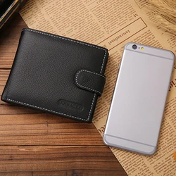 2021 new Fashion Men Short Wallet Coin Purse Wallet Men's Purse Coin Pouch Card Holder Short vertical canvas wallet