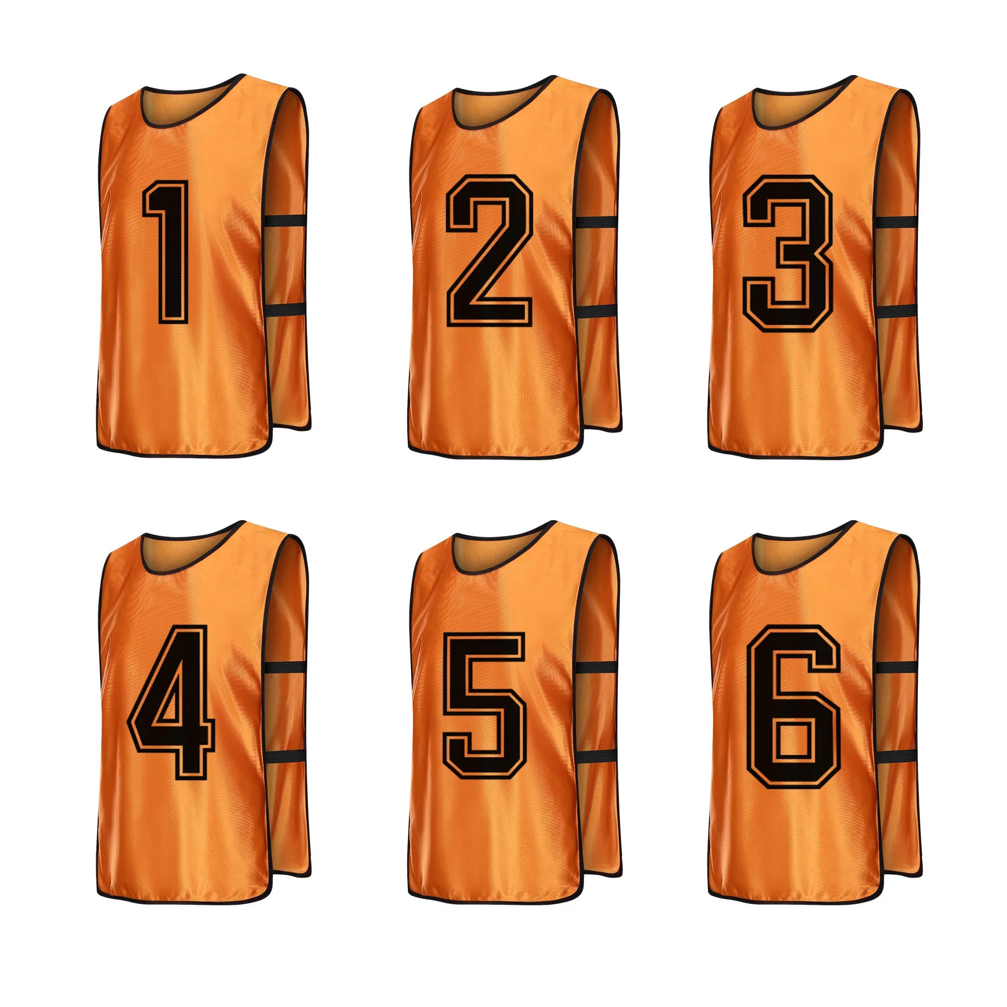 6 PCS antagonism suit basketball football training vest children's grouping team number service team building expansion