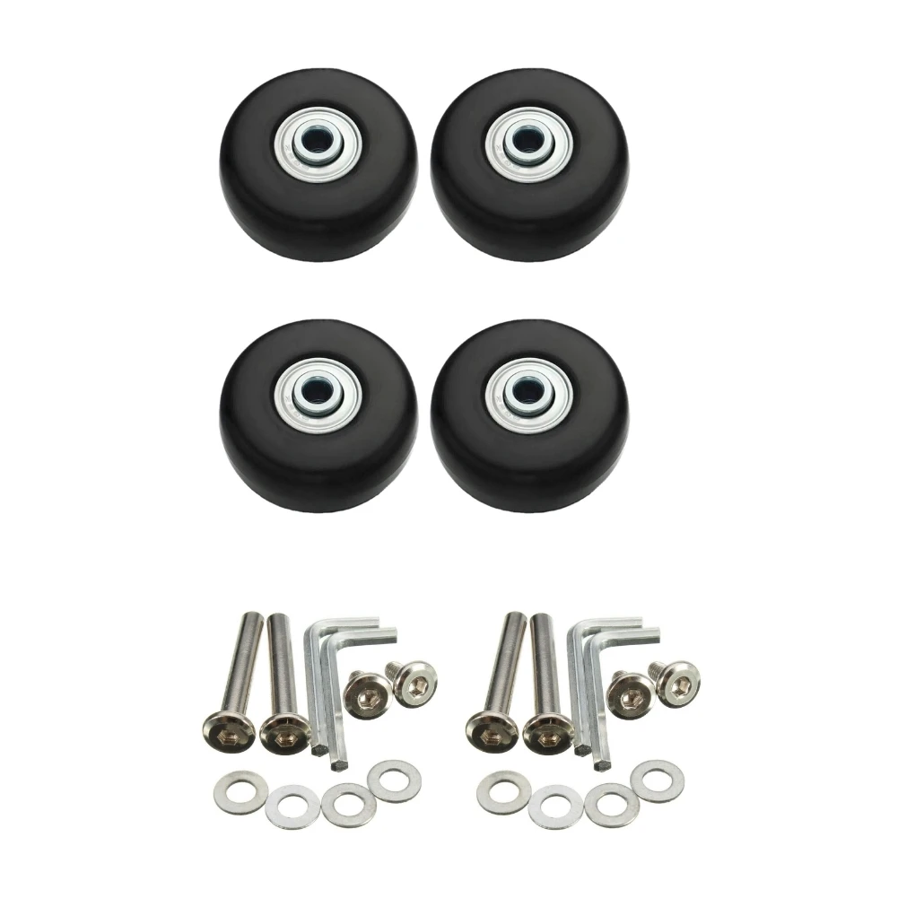 Rotelle Di Ricambio Per Valigie UHEAL 50mm X 15mm - In PU, Resistente All'Usura, Per Bagagli E Mobili