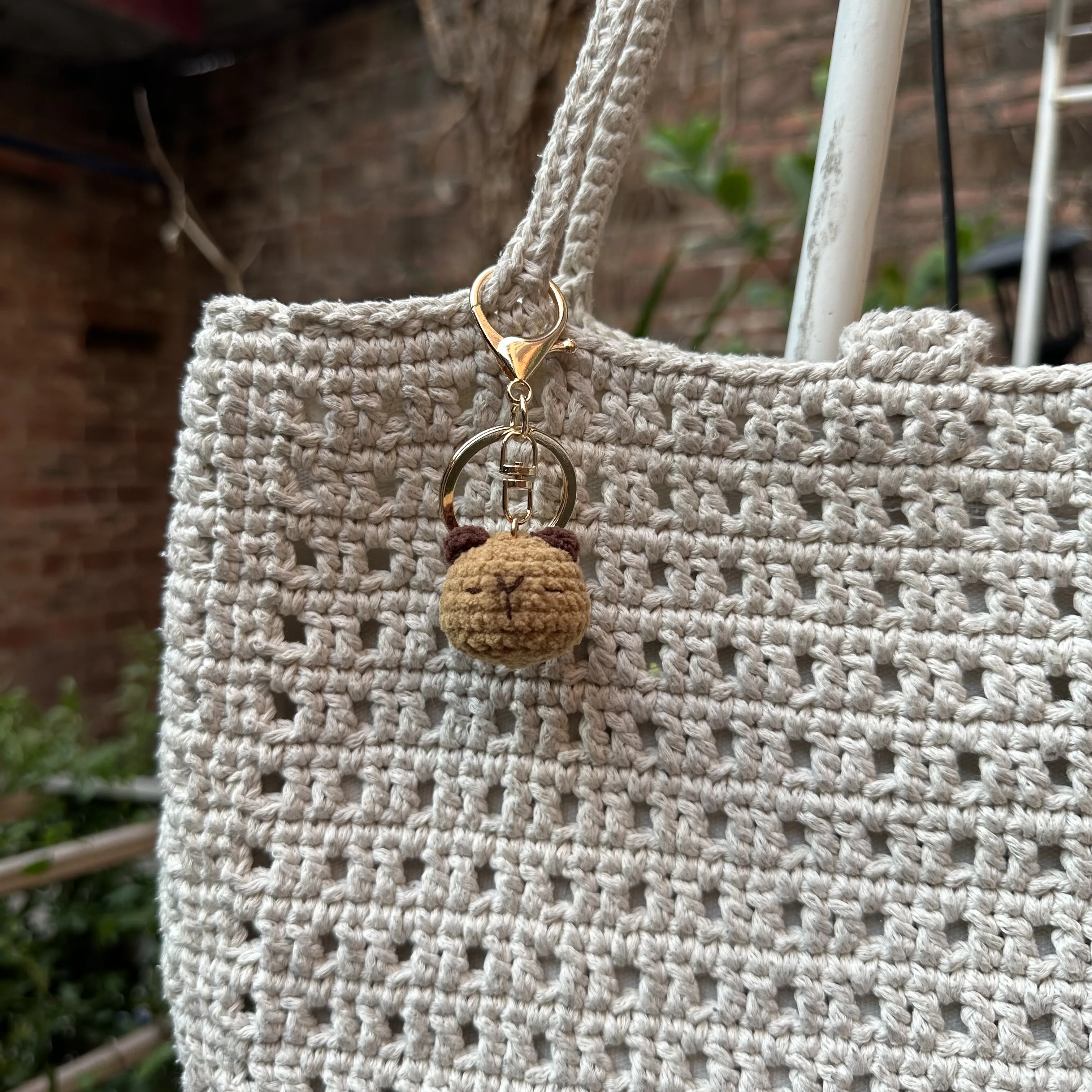 Mini Crochet Animal Keychain – Bunny, Chick, Cat, Dog & More