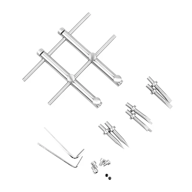 Versatile Camera Lens Opening Repair Tool Set with Adjustable Tips and Wrenches